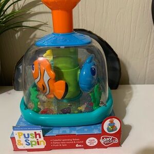PlayRight Colorful Fish Spin Toy